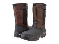 Discounted Carhartt Wellington Boots for Men - 10 Wellington Rugged Flex Waterproof Wellington - Brown/Black On Sale